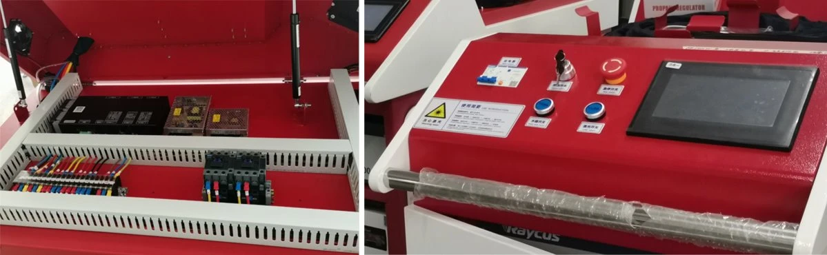 wiring connection of laser welding machine