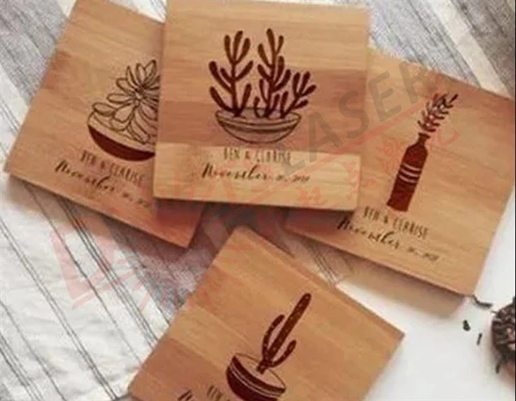 CO2 Laser Engraving Coasters