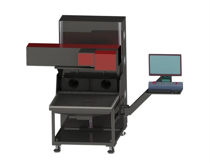 RF -Tube Galvo laseri masin